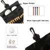Palhyte Portable Golf Tee Pouch Bag, Golf Tee Ball Pouch