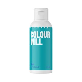 Colour Mill Food Colouring Teal 100ml - Next Generation Oil Based Food Colouring for Baking, Decorating, Icing and Cooking Food Dye DIY Slime and Crafts 100ml
