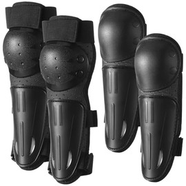 yeesport Children's Knee and Elbow Pads for Motorcycle & Motocross, Knee Pads and Elbow Pads Children, Breathable MTB Knee Pads & Elbow Pads