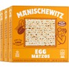 Manishewitz Egg Matzo 12oz (3 Pack) Kosher (Not For Passover),