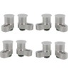 4 Set Swap A/C Compressor Adapter Compatible With Denso 10S17F