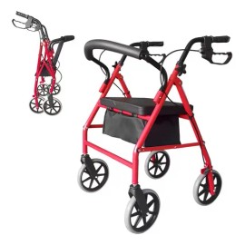 Andadera Ortopedica Asiento Silla Adulto Andador Con Ruedas