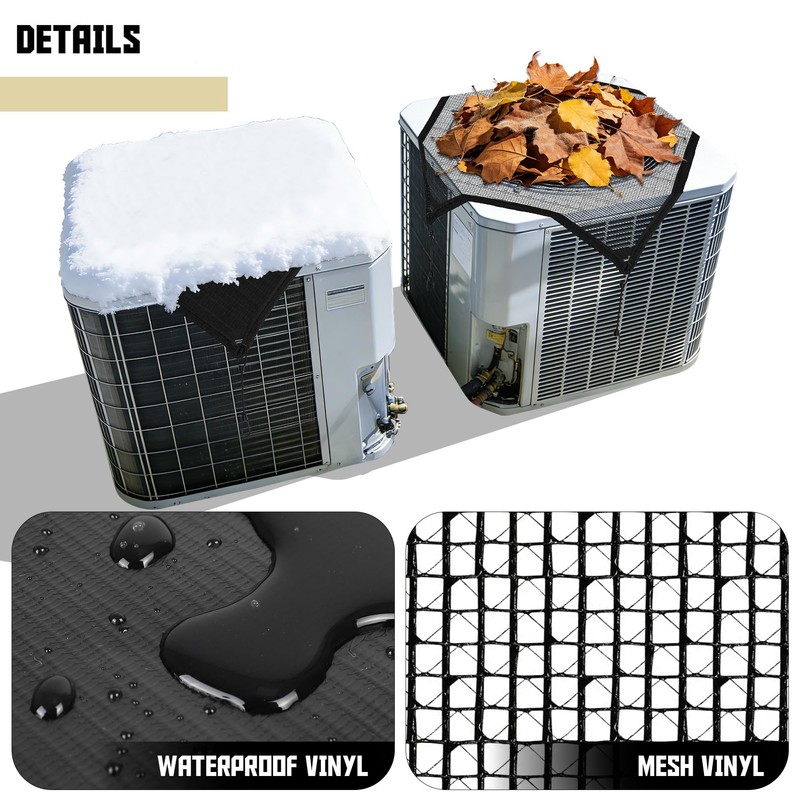 TANG Air Conditioner Cover for Outside 32"x32" AC Unit Covers
