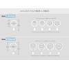 Ivilon Drapery Curtain Clip Rings - Clips Ring for Curtain
