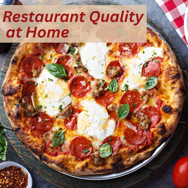 ThermiChef 14" by 14" Pizza Steel (3/8" Deluxe Thickness) -