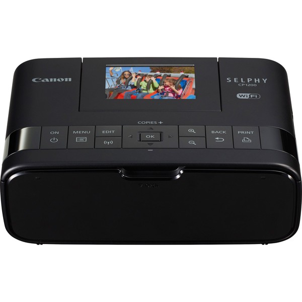 Canon 0599C001 Selphy CP1200 Black Wireless Color Photo Printer