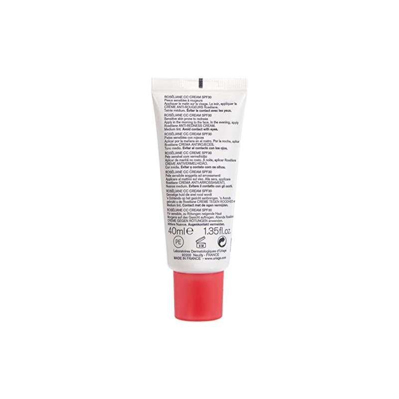 Uriage Roséliane Cc Cream SPF30 Hydro-protectora 40ml Crema