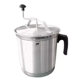 Alpro Olla Palomera Aluminio Alpro Tapa Cristal 18 X 18 Cm Color Plata
