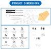 JCUGSBS Set of 1000, M3, M4, M5, M6 Cylinder Screws