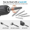 Eyech 10Pcs Broken Screw Extractor Set, Stripped Screw Extractor Drill