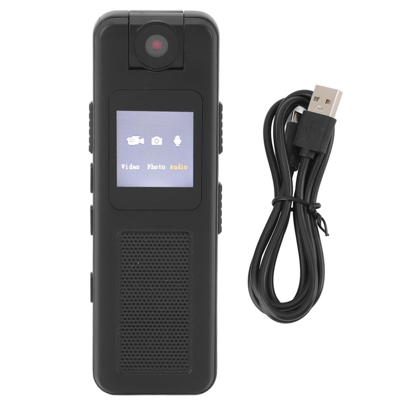 Body Cam Audio Video Recording Magnetic Mount 1080P HD Mini
