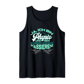 Physiotherapist Massage Fun Gift for Massage Tank Top