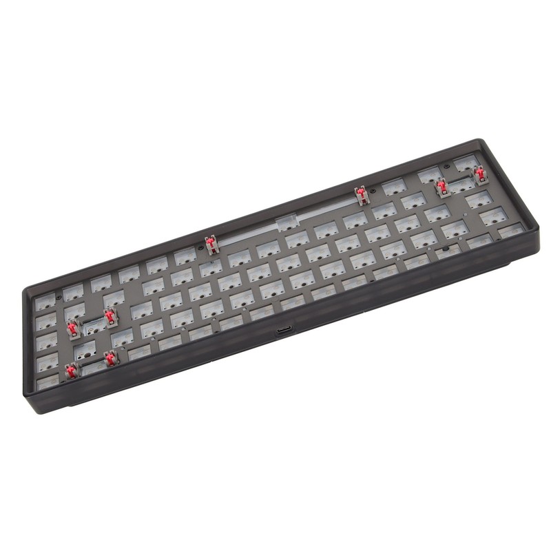 Mechanical Keyboard Kit 68 Keys 2.4G BT Wired Mode 65%