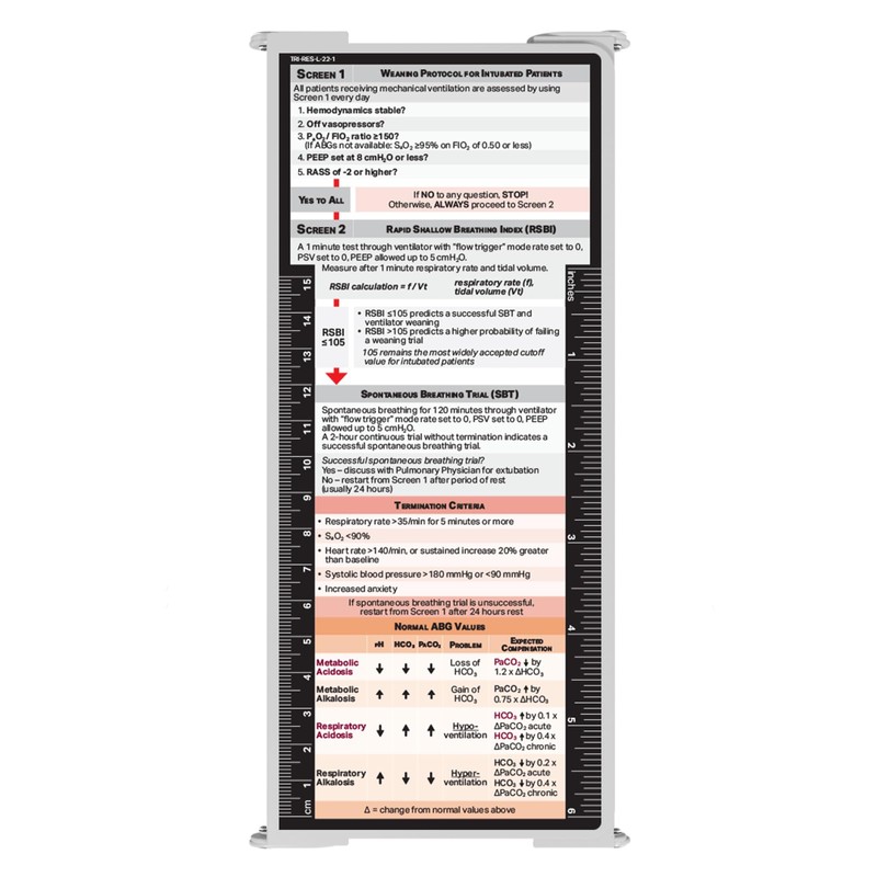 Whitecoat Clipboard® Trifold - White Respiratory Therapy Edition