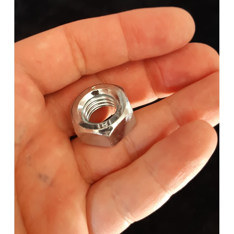 M12 Hex Nuts 12mm Metal Steel Sheet Zinc Plated Nut