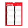 2025 Calendar Month To View A4 Large 2 Column Spiral