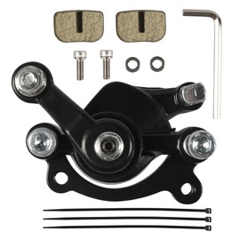 Snblzhef Rear Disc Brake Caliper with Brake Pads for Mini Bike 43 47 49cc Mini ATV Goped Scooter Dirt Pocket Bike,Black