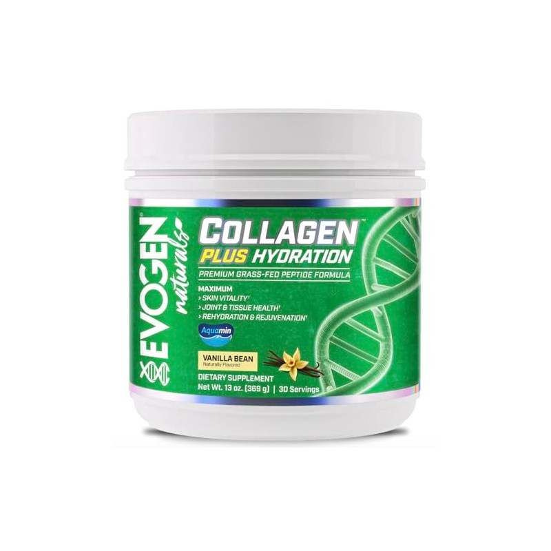 Genérico EVOGEN COLLAGEN PLUS HYDRATION 30 SERV/VAINILLA/Colageno Hidrolizado /