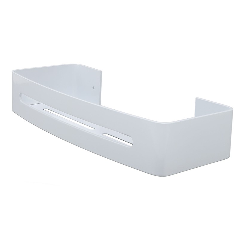 Wall Mount Bathroom Shelf Shower Bath Rack Single Layer Space