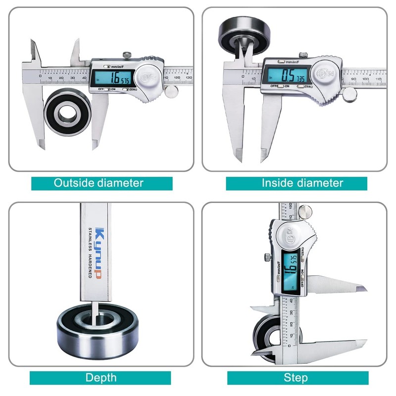Kynup Digital Caliper, 12 Inch Caliper Measuring Tool with Stainless