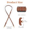 DARENYI Longchamp Mini Bag Strap Leather Replace Brown Adjustable Longchamp