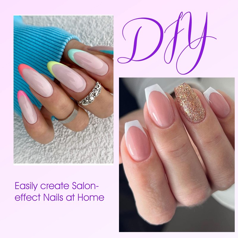 Gelike EC Nail Tips and Glue Gel Kit – Gel