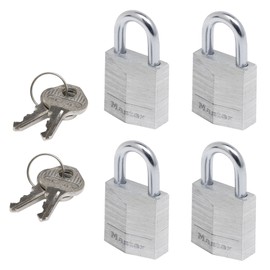 Master Lock 4 Padlocks 20 mm O3 mm Aluminium
