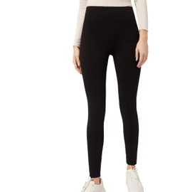 CALZEDONIA Woman's Thermal Leggings in Black, Size S