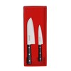 Masahiro 11533 Gift Set of 2, Round Pattern, LS (Santoku
