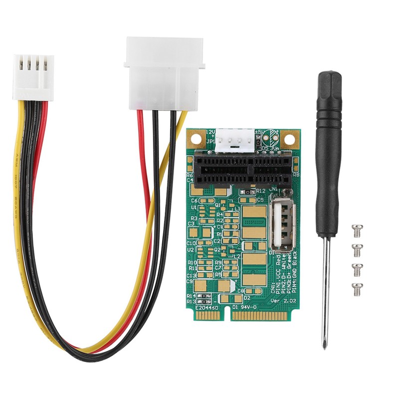 Mini PCI-E To PCI Express 1X Slot Adapter Riser Card