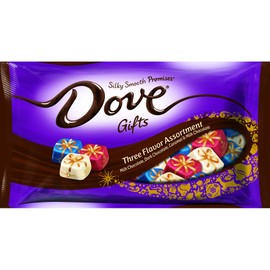 DOVE PROMISES Holiday Snowflake Assorted Chocolate Candy, 8.2-Ounce Bag