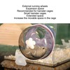 Silent Hamster Exercise Wheel Detachable Prevent Slip Quiet Hamster Running