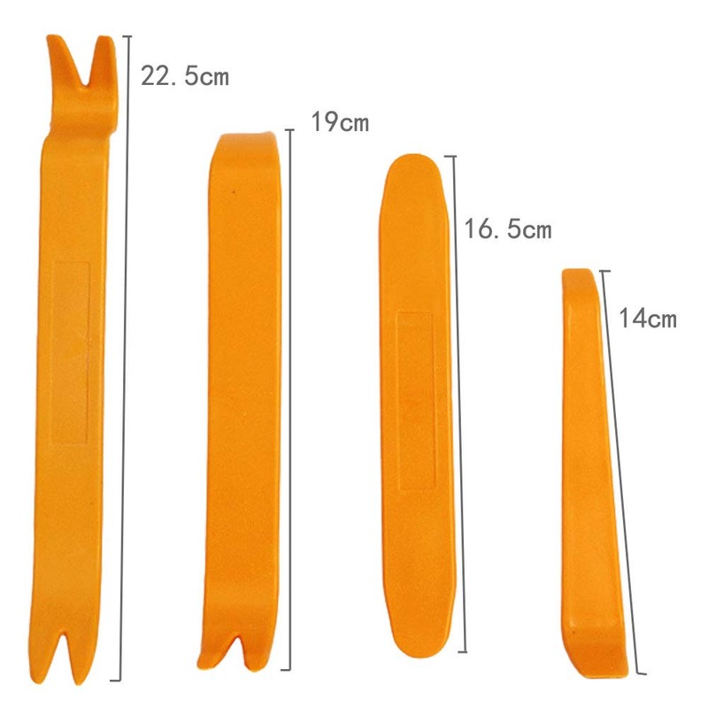 XINGSUI 4Pcs Car Radio Panel Crowbar Tool, Audio Removal Tool,