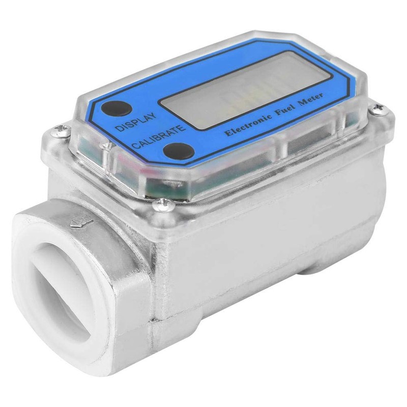 MAGT Digital Turbine Flowmeter, Mini Fuel Flow Meter 15-120L 1