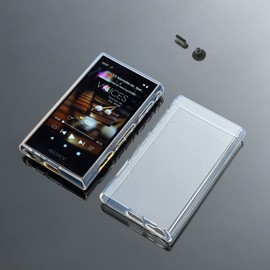 Soft Transparent Protective Shell Skin Case Cover for Sony Walkman NW-A306 NW-A307 NW-A300 Series with Dust Plug (Clear)