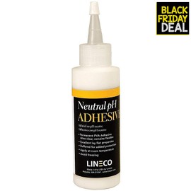 Lineco Neutral pH Liquid Adhesive Acid-Free PVA Formula 4 Ounce White