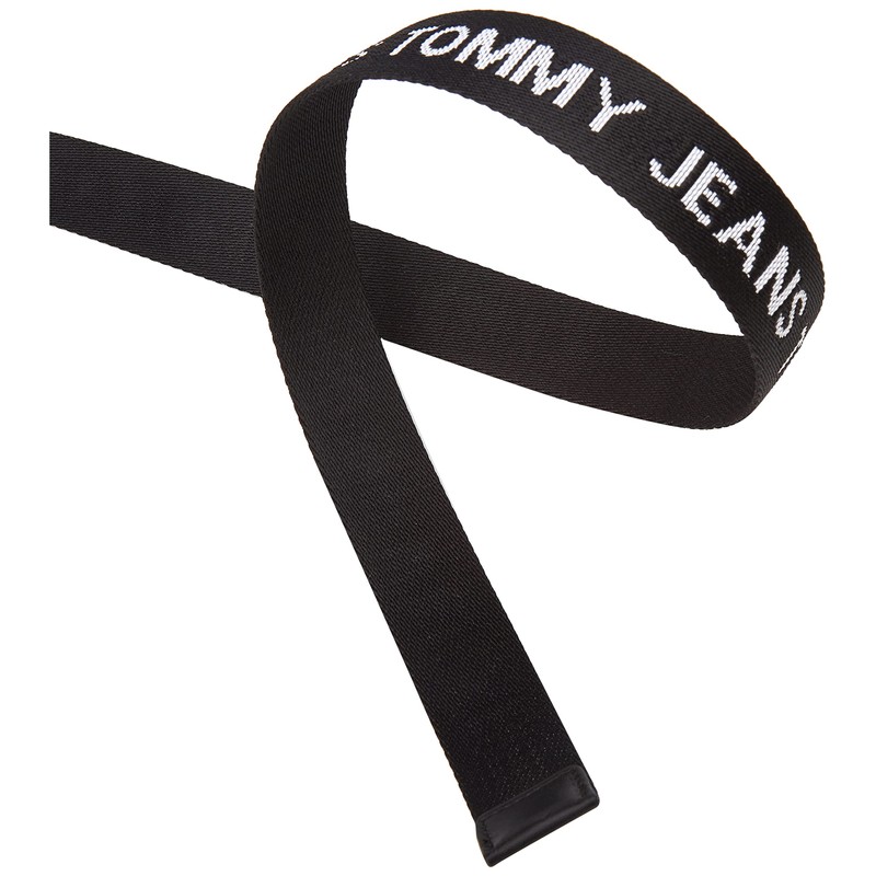 Tommy Jeans Women's Tjw Essential Webbing Belt, black