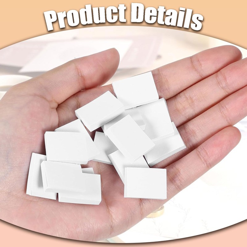 LvYiLinggg 12pcs Miniature Blank Book 1:12 Miniature Blank Book 15.5*21.5*3mm