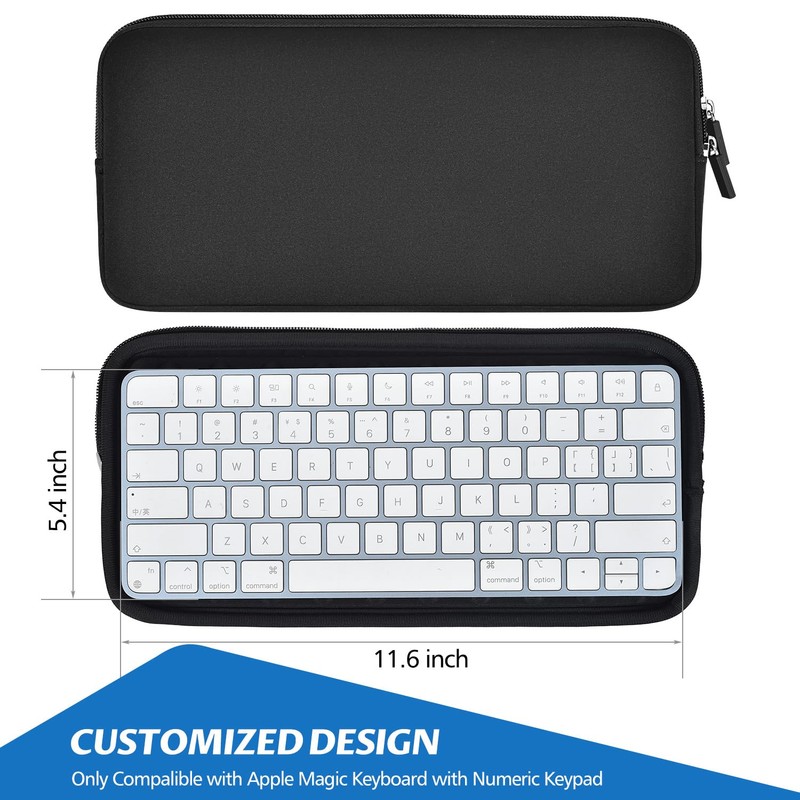 CASEDAO Magic Keyboard Sleeve Case, Padded Shockproof Protective Bag for