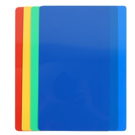 EXCEART 4pcs Clay Work Mat Plastic Nonstick Craft Board Sheets Placemat Desktop Protector for Crafts Sewing (Mixed Color)
