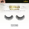 Laflare Silk Lashes 3D FAUX MINK Eyelashes, Light, Reusable, Handmade,