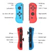 For Joycon Game Console Wireless Bluetooth Gamepad Right Left(rouge Bleu