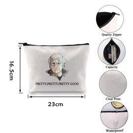 Larry David Cosmetic Bag Pretty, Pretty, Pretty Good Funny Zipper Pouch Makeup Bag for Fans (Pretty Good CA)