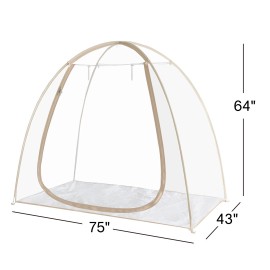 TopGold Pop Up Bubble Tent, Instant Igloo Tent, Clear Dome Tent for Outdoor Camping - 75"x43"x64" H