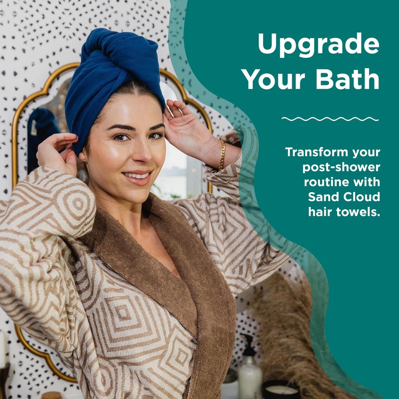 Sand Cloud Terra Hair Towel - Ivory