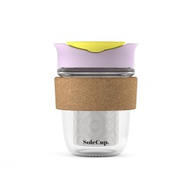 SoleCup. Travel Mug Loose Tea Infuser - Detachable Tea Strainer with Spillpro...