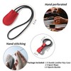 CGZOWYU Suede Genuine Leather Smart Key Fob Case Cover Protector