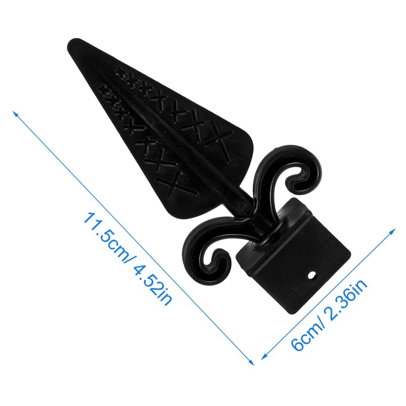 Warmhm 10pcs Fence Head Column Fence Cover Post Cap Column