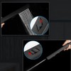 LUYU Two in one Function Black Handheld Square Shower Head,