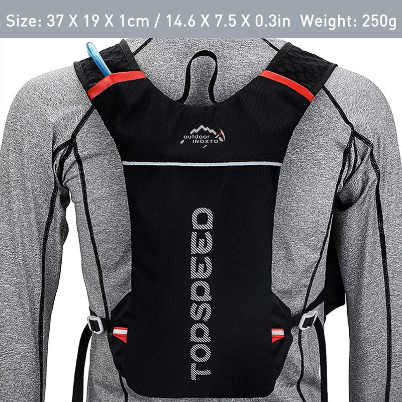 HINATAA Lightweight Hydration Vest Backpack, 5L 250g Running Hydration Backpack